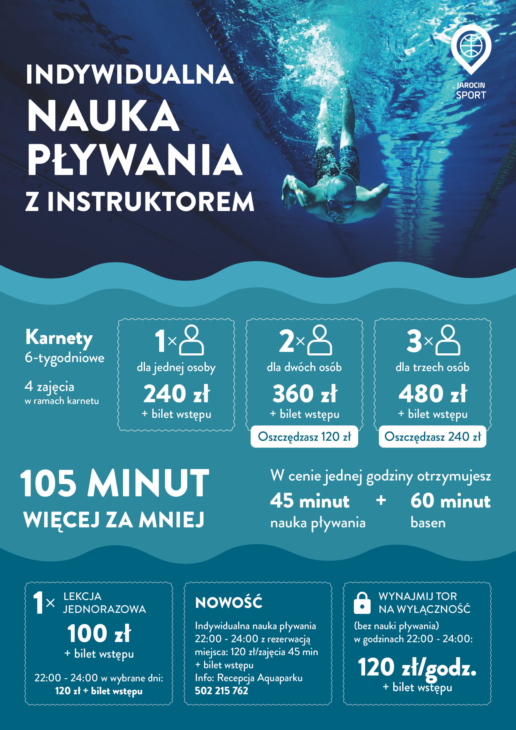 Indywidualna nauka pływania