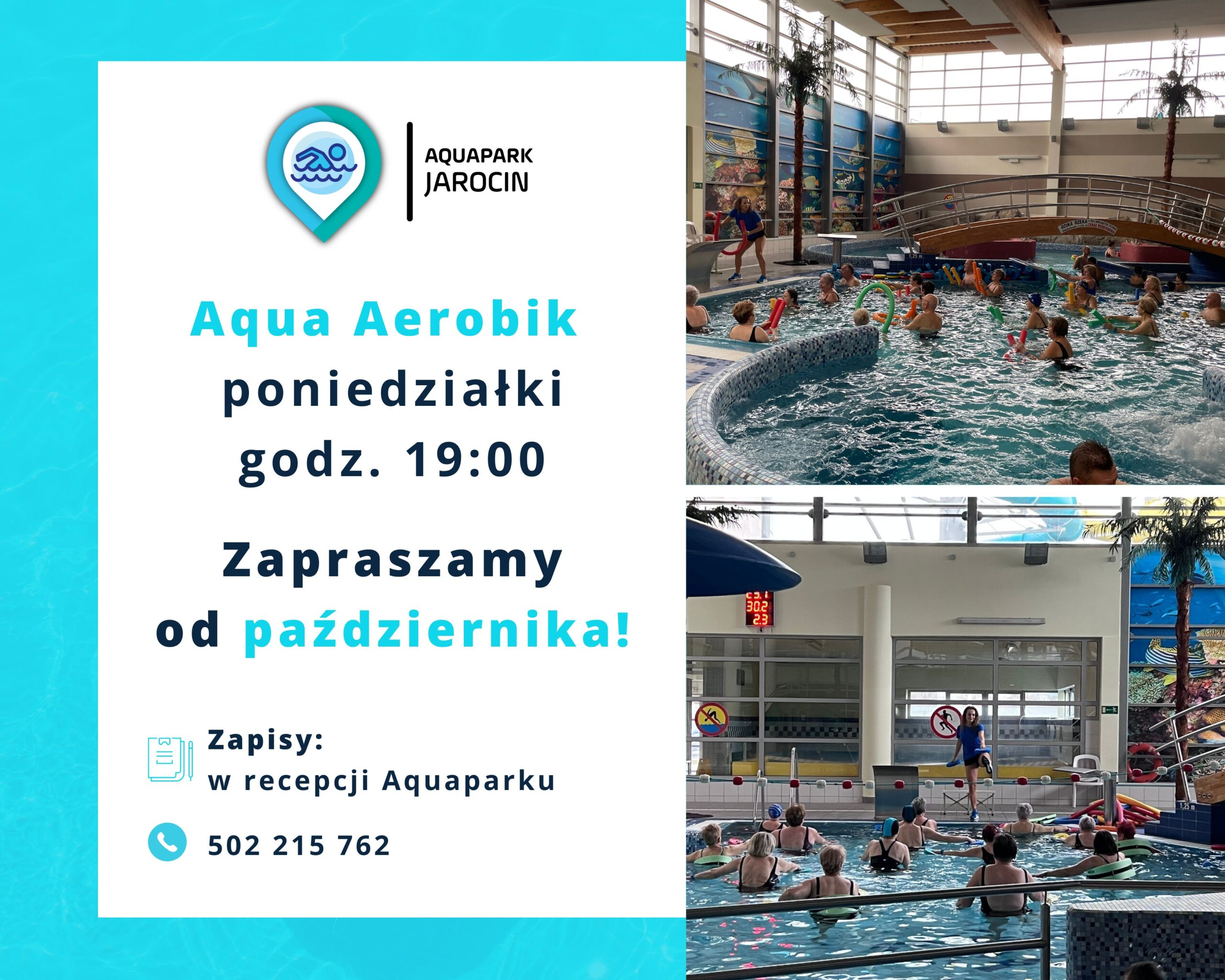 Nowe zajęcia z aqua aerobiku od października!