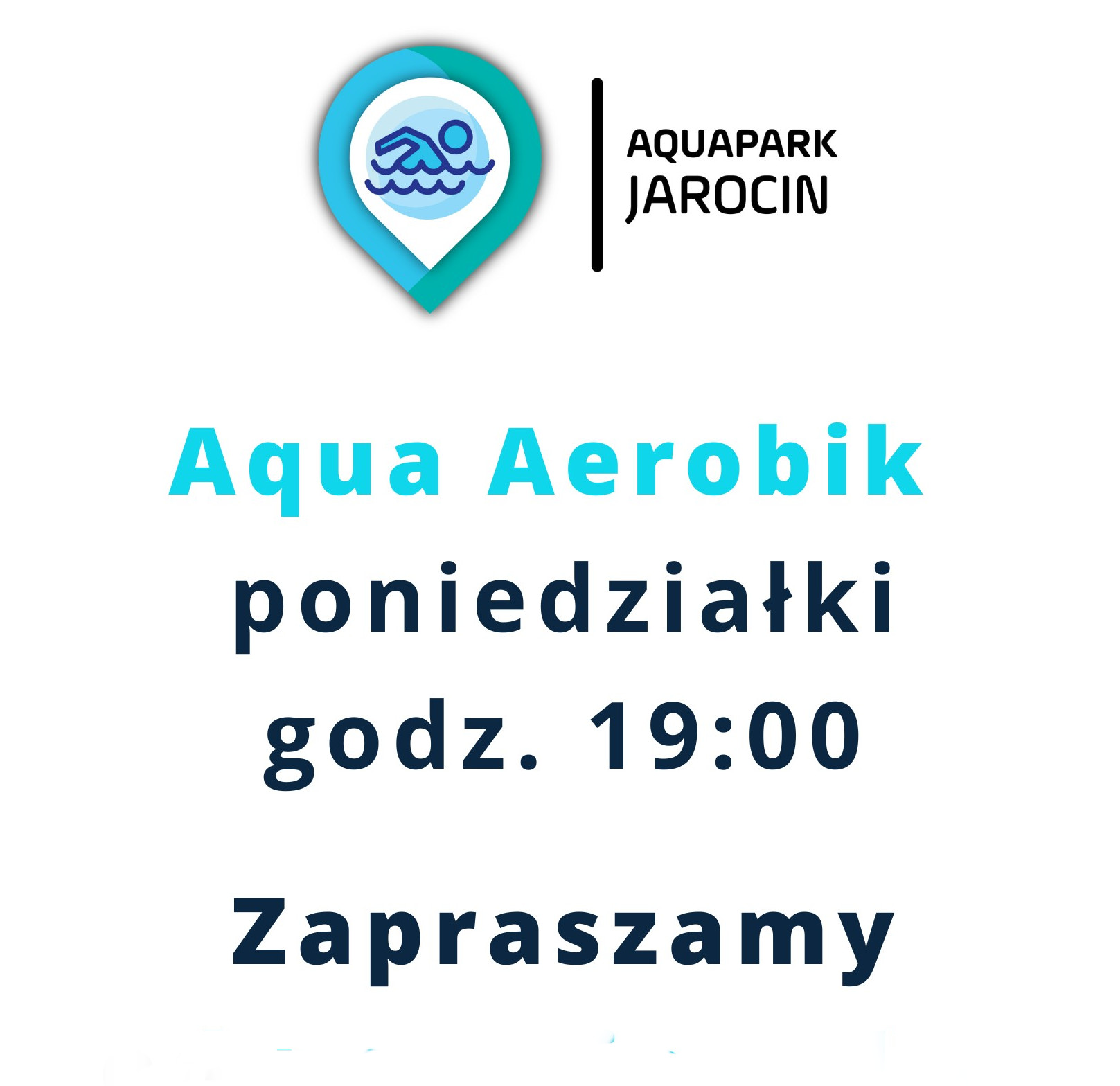 Aqua aerobik w poniedziałki o 19:00