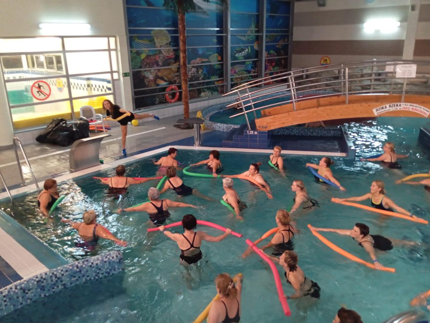 Aqua aerobic w ferie