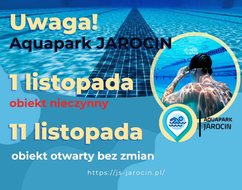 1 listopada AQUAPARK ZAMKNIĘTY !!